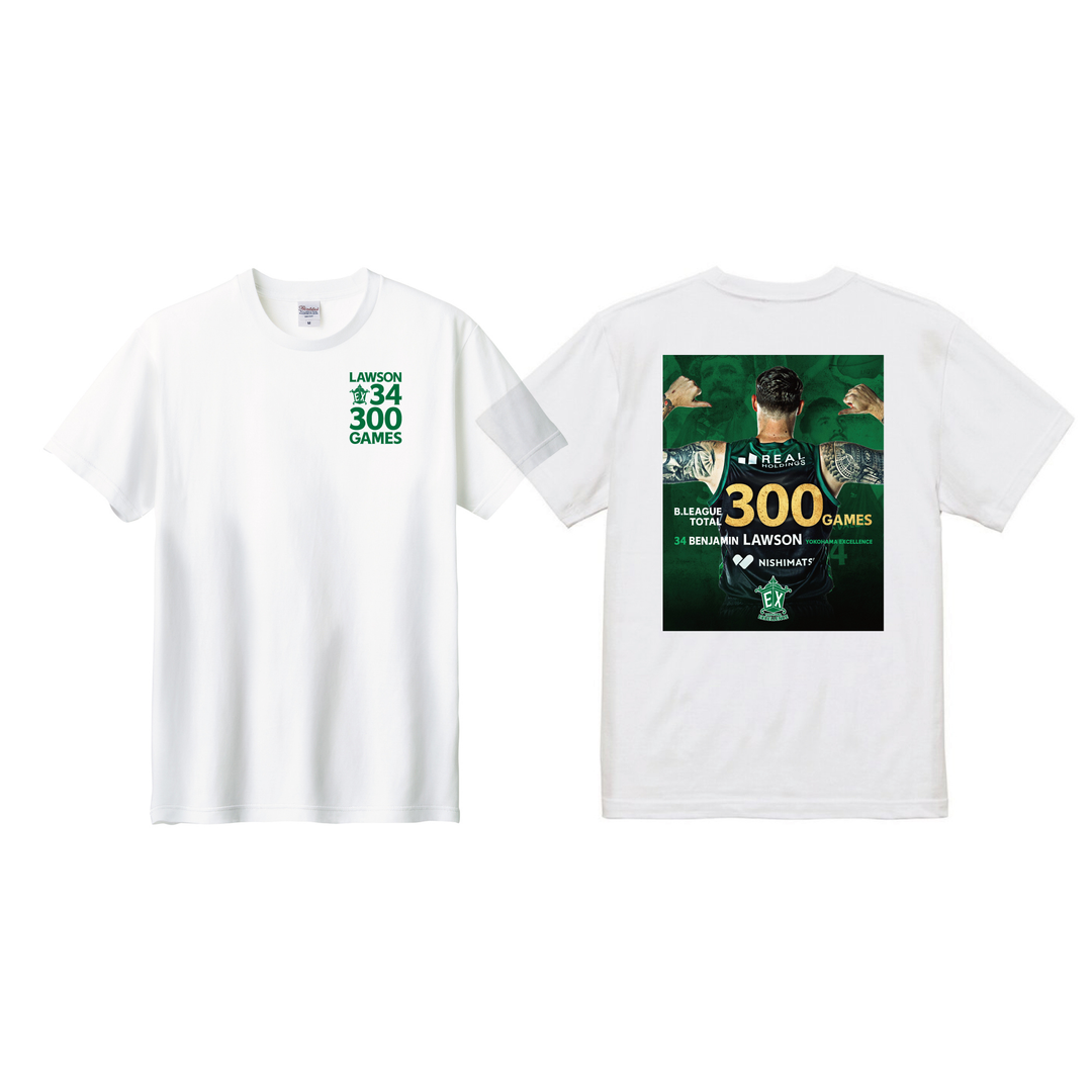 ベンジャミン・ローソン選手 300試合出場達成記念 Tシャツ